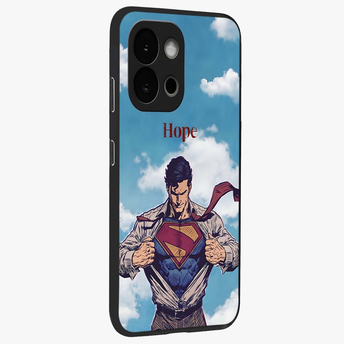 Symbol of Hope Glass Case for 1+13S side perspective highlighting clean textures and premium edges