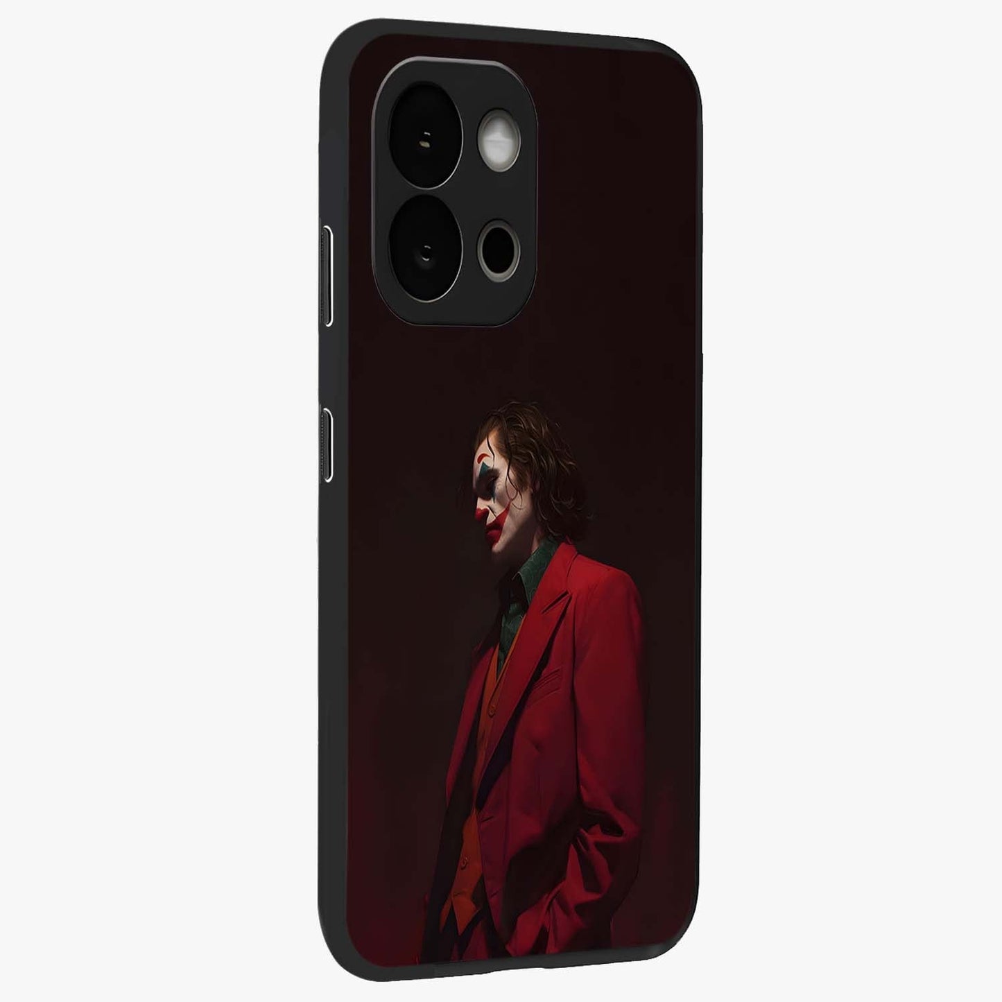 Tragic Chaos King Glass Case for 1+13S side perspective highlighting strong textures and sleek premium build