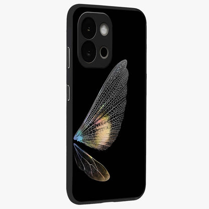 Whispers of Wings Glass Case for 1+13S side perspective highlighting light airy textures and premium edges