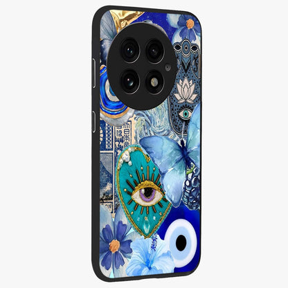 Audrey Zivan Glass Case for 1+13 side perspective highlighting sleek build and premium print detailing