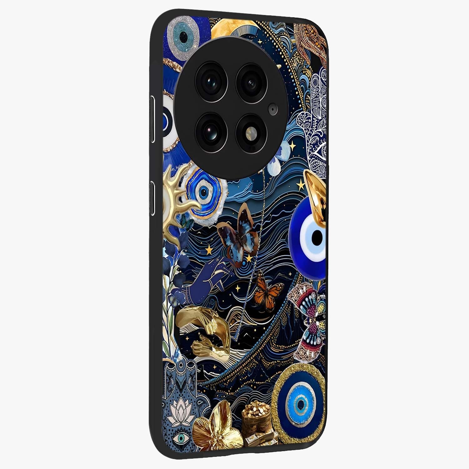 Celestial Blessing Shield Glass Case for 1+13 side perspective highlighting intricate blessing shield details