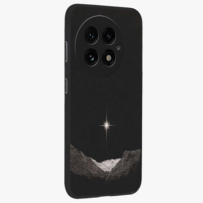 Cosmic Dream Night Glass Case for 1+13 side perspective highlighting vibrant star detailing and premium build