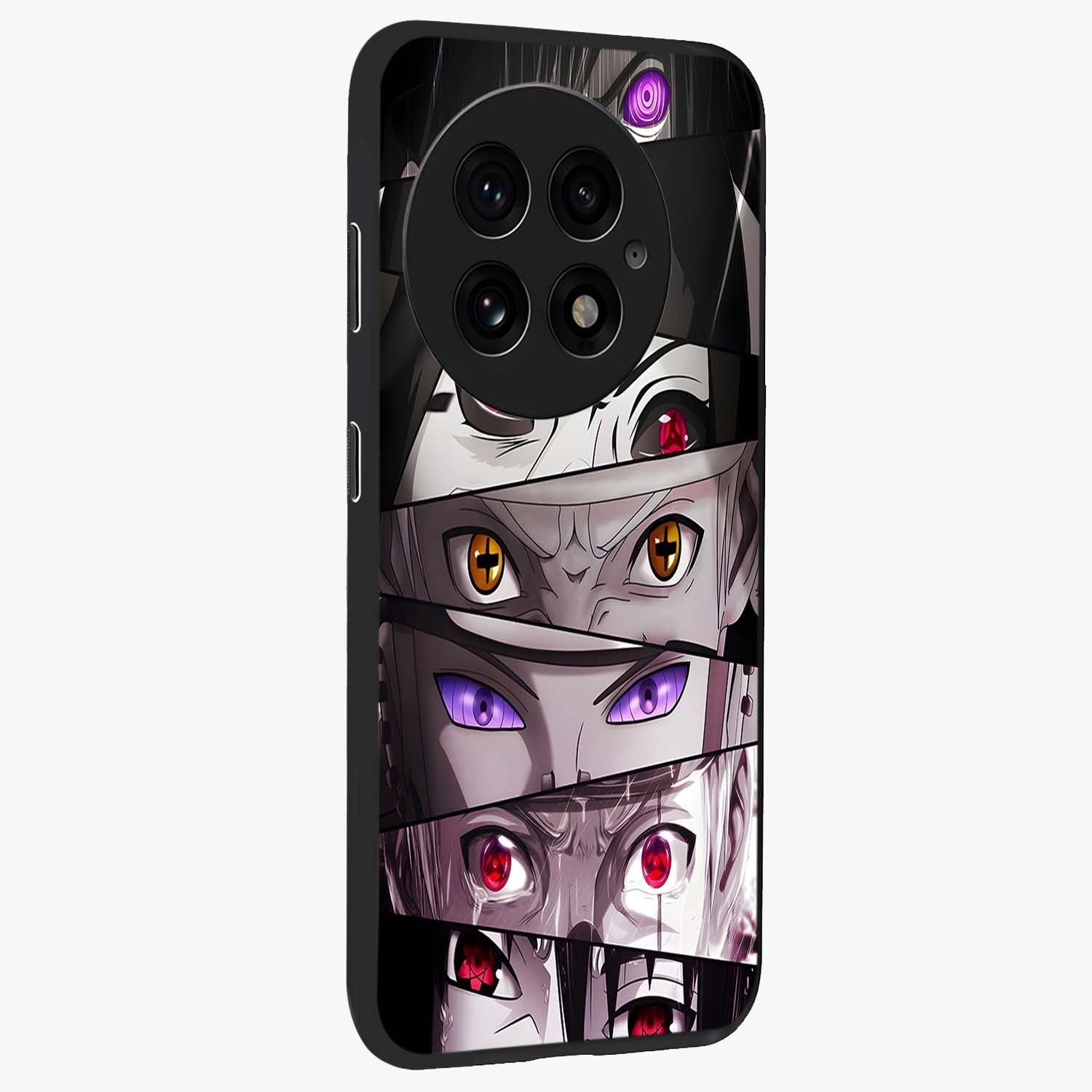 Eyes of Destiny Glass Case for 1+13 side perspective highlighting dramatic textures and sleek premium edges