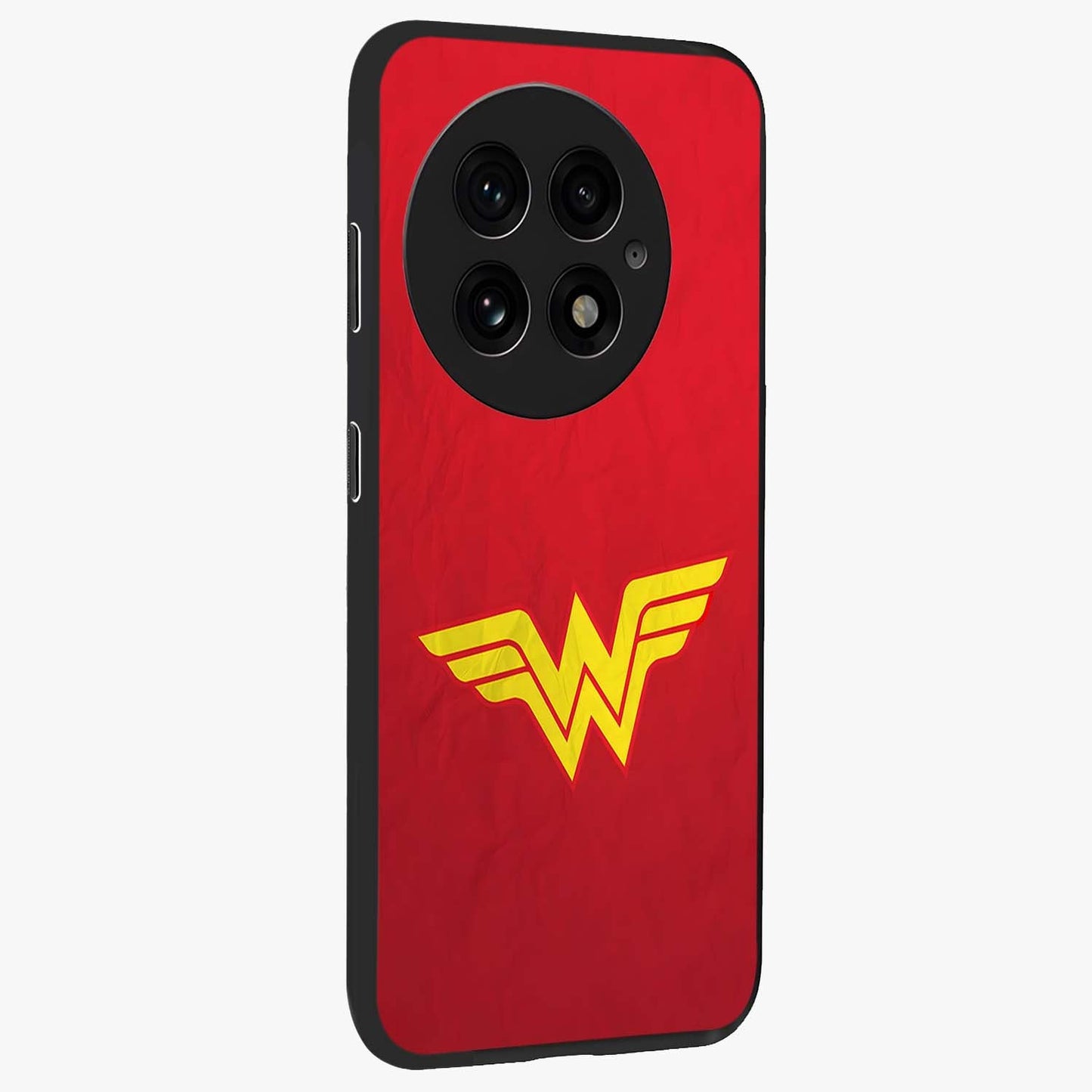 Legendary Wonder Power Glass Case for 1+13 side perspective highlighting dramatic detailing and sleek build