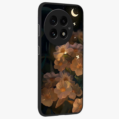 Midnight Bloom Trail Glass Case for 1+13 side perspective highlighting graceful detailing and smooth build
