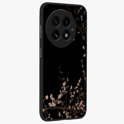 Petal Moon Light With Custom Name Glass Case for 1+13 side perspective highlighting custom typography and smooth premium build