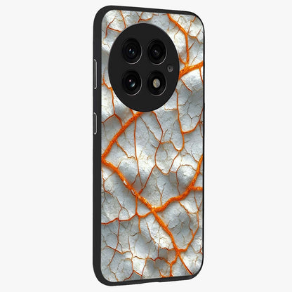 Snarl Zone Buzz Glass Case for 1+13 side perspective highlighting sharp textures and sleek premium build