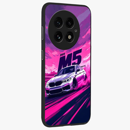 Velocity Drift Pulse Glass Case for 1+13 side perspective highlighting sharp automotive textures and sleek build