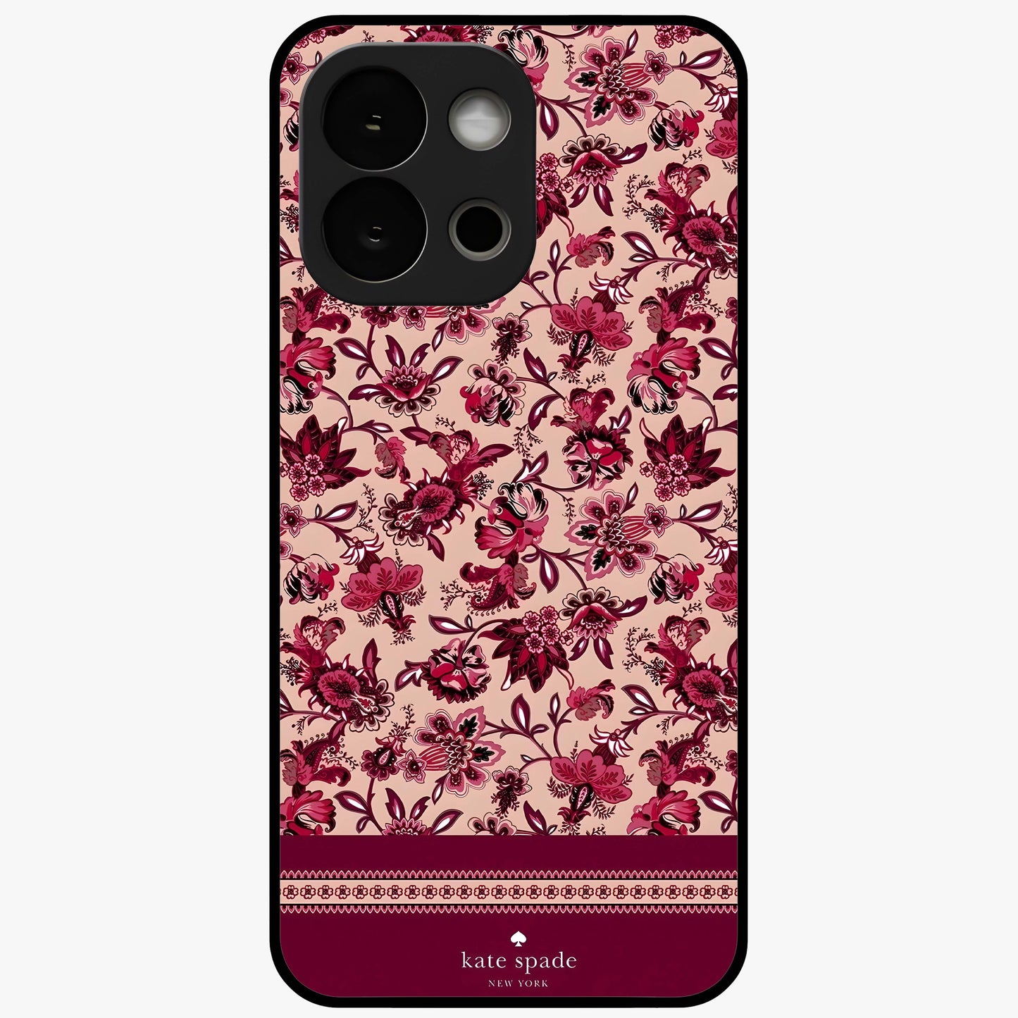 Crimson Rose Charm Glass Case for OnePlus 13S |1+13S