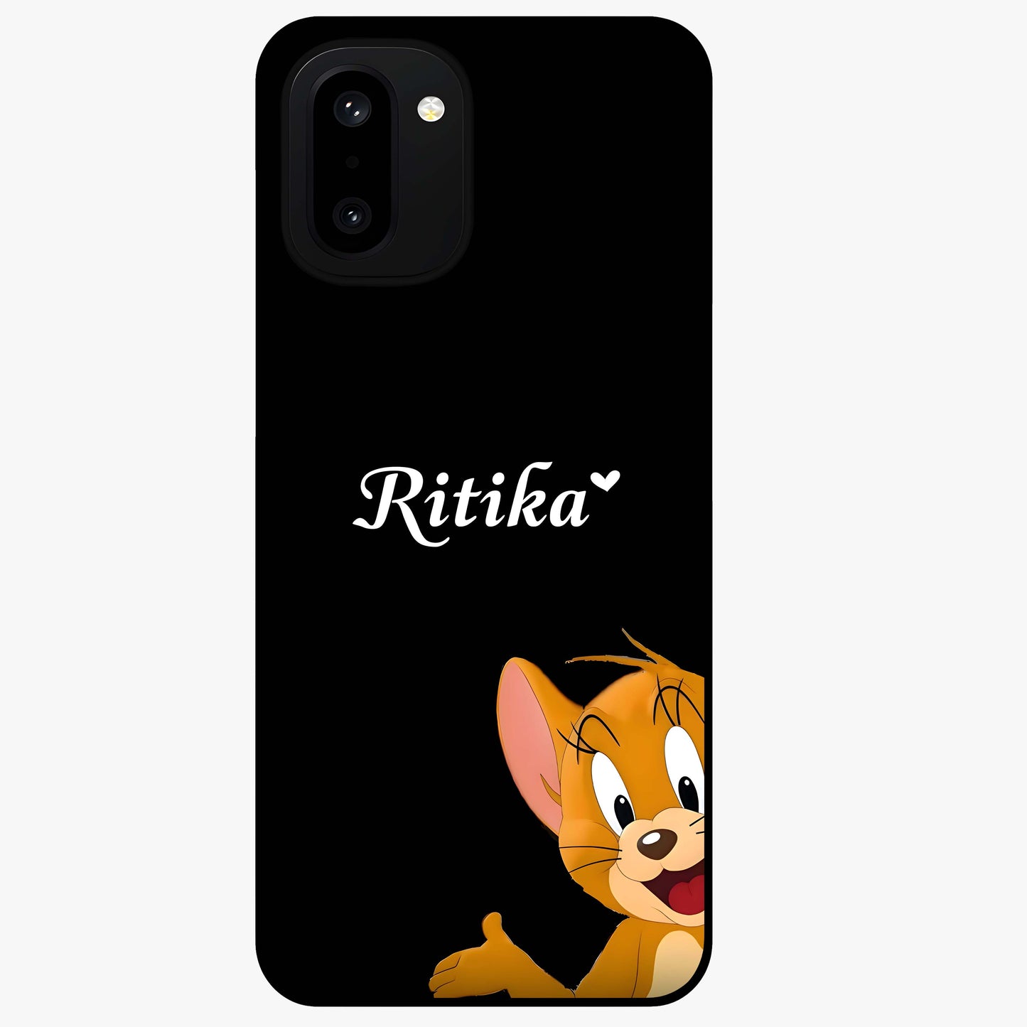 Forever Chasing Love Jerry Custom Name Glass Case for OnePlus 15R |1+15R