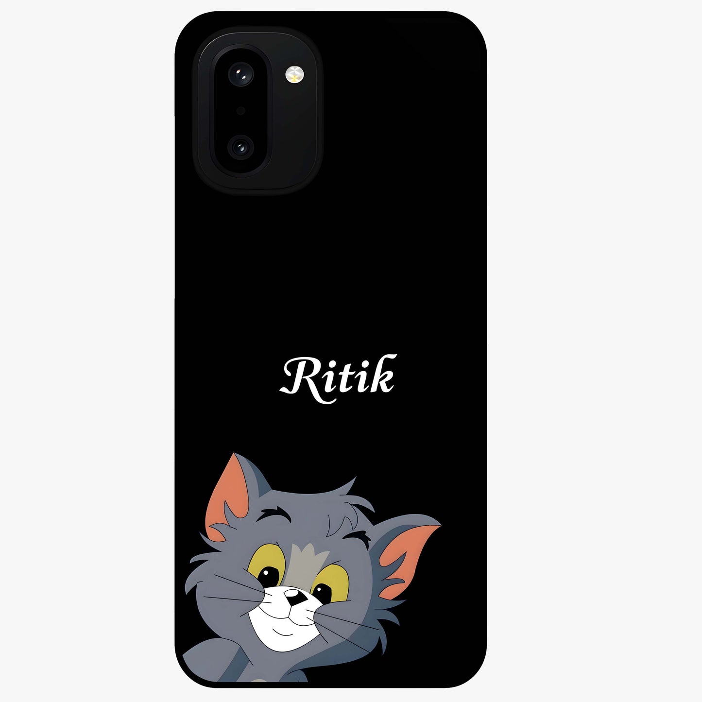 Forever Chasing Love Tom Custom Name Glass Case for OnePlus 15R |1+15R