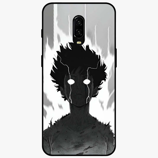 Awakened Inner Rage Glass Case showing flat back view with intense artistic artwork and glossy glass finish.