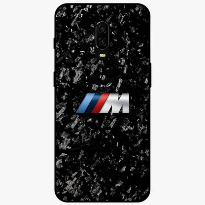 Carbon Speed Mark Glass Case showing flat back view with sporty carbon pattern artwork and glossy glass finish.