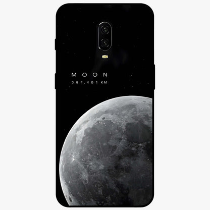 Cosmic Moon Glow Glass Case showing flat back view with glowing moon artwork and glossy glass finish.