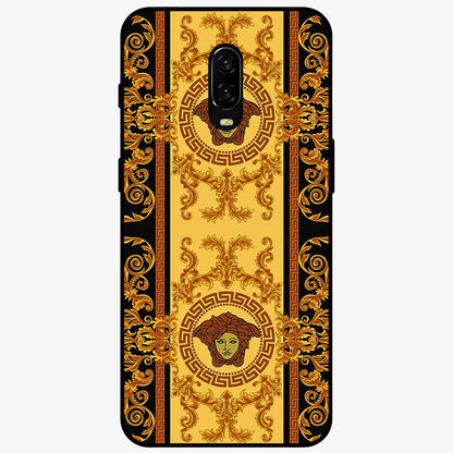 Golden Stallion Moonride Glass Case showing flat back view with majestic horse under moonlight artwork and glossy glass finish.