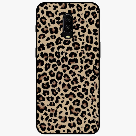 Savage Chic Pattern Glass Case showing flat back view with stylish patterned artwork and glossy glass finish.