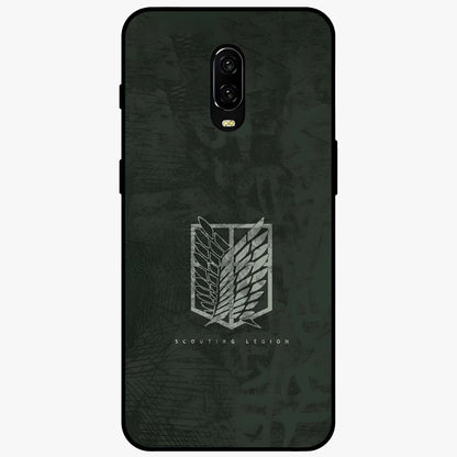 Wings Of Freedom Glass Case showing flat back view with symbolic wings artwork and glossy glass finish.