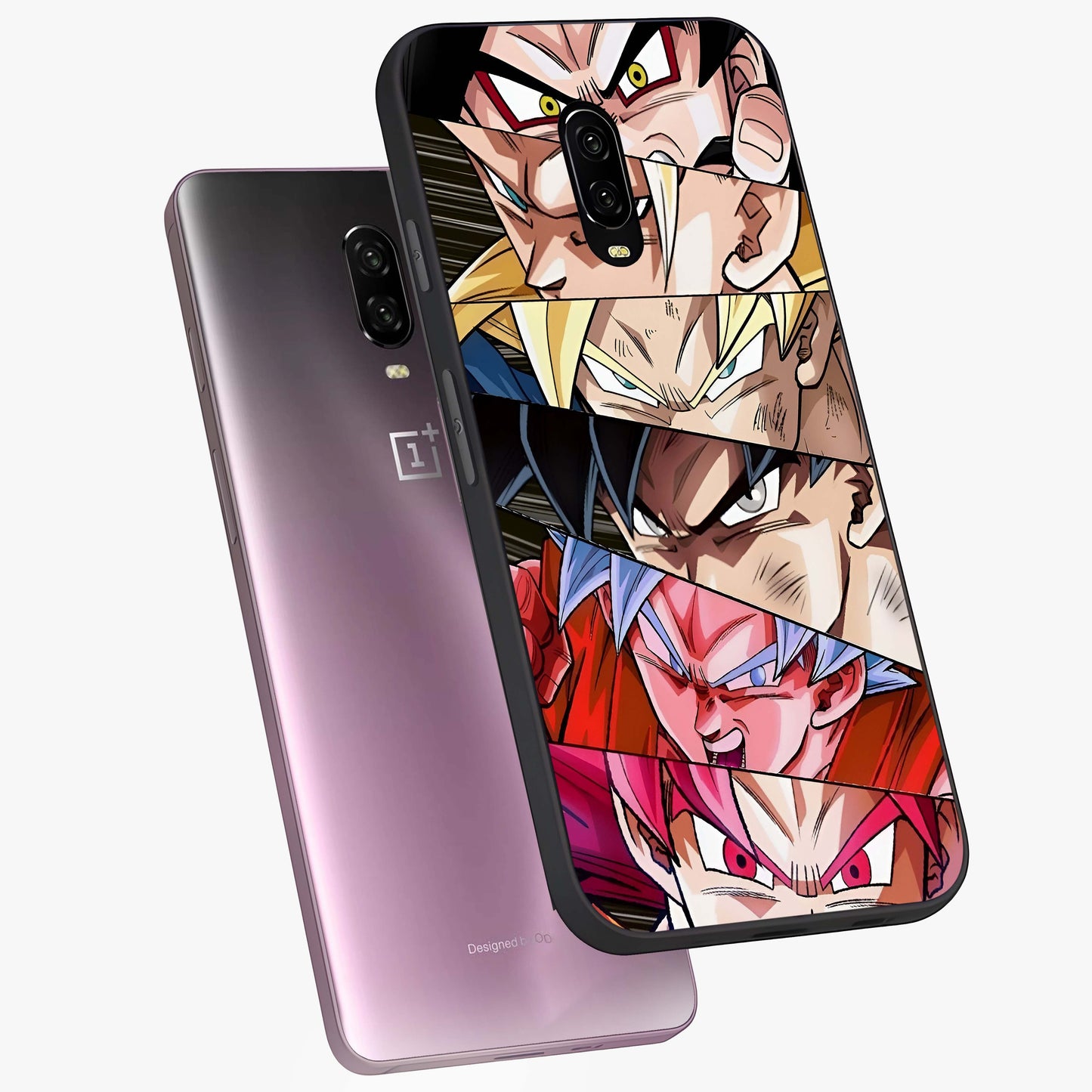 Anime Character Glass Case displayed in angled mockup highlighting colorful anime character illustration.