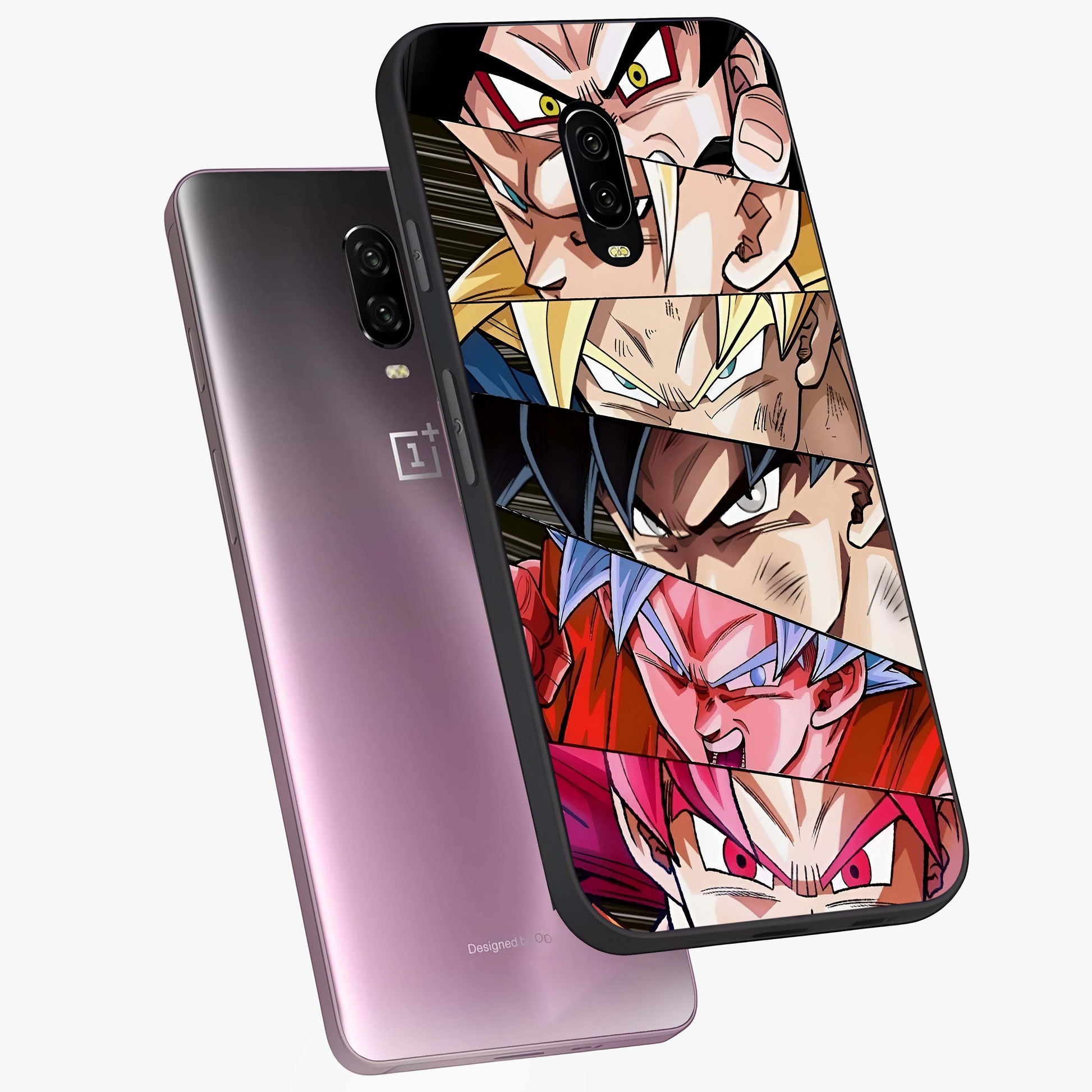 Anime Character Glass Case displayed in angled mockup highlighting colorful anime character illustration.