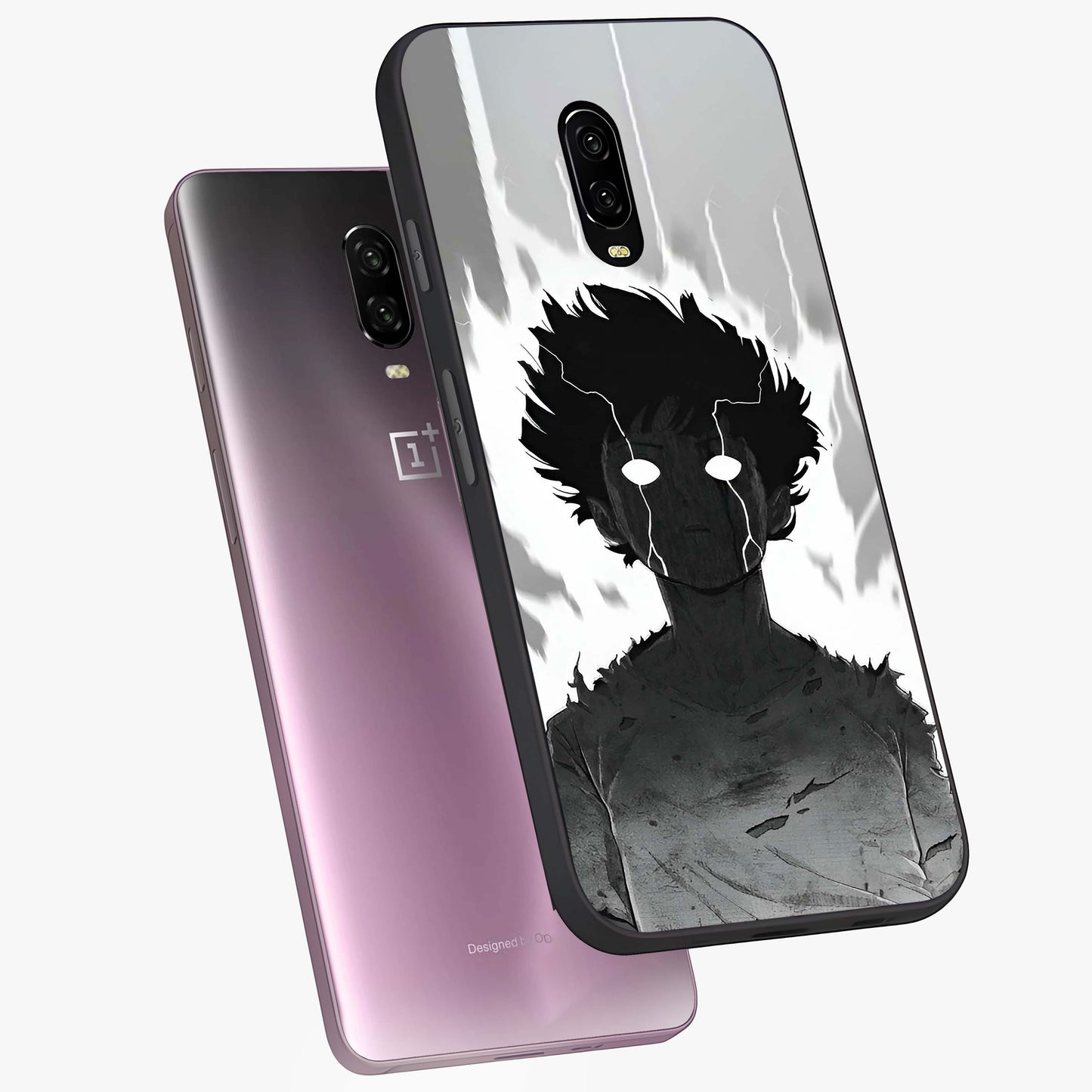 Awakened Inner Rage Glass Case displayed in angled mockup highlighting powerful graphic design and bold artistic theme.
