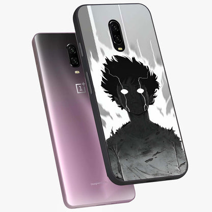 Awakened Inner Rage Glass Case displayed in angled mockup highlighting powerful graphic design and bold artistic theme.