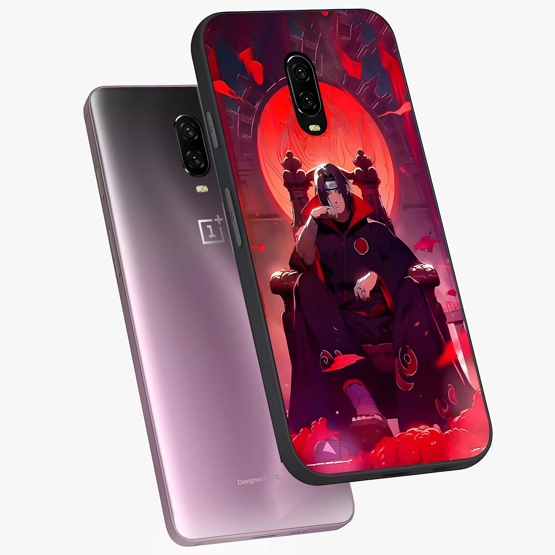 Blood Moon Sovereign Glass Case displayed in angled mockup highlighting dark celestial moon design and dramatic theme.