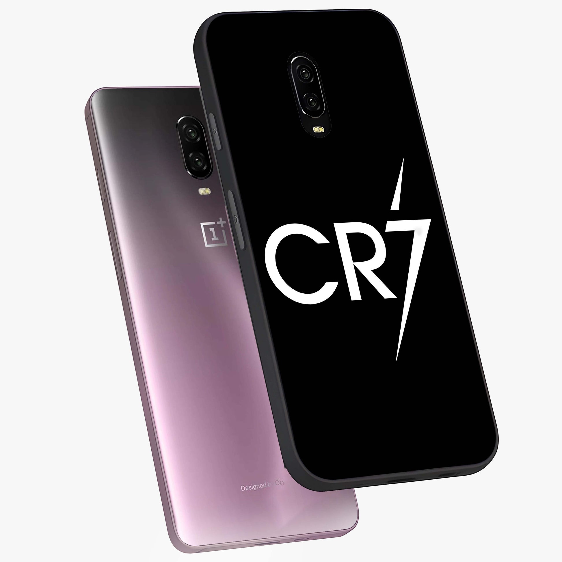 Cr7 Elite Strike Glass Case displayed in angled mockup highlighting powerful sports graphic with bold athletic theme.
