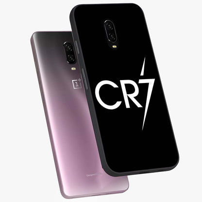 Cr7 Elite Strike Glass Case displayed in angled mockup highlighting powerful sports graphic with bold athletic theme.
