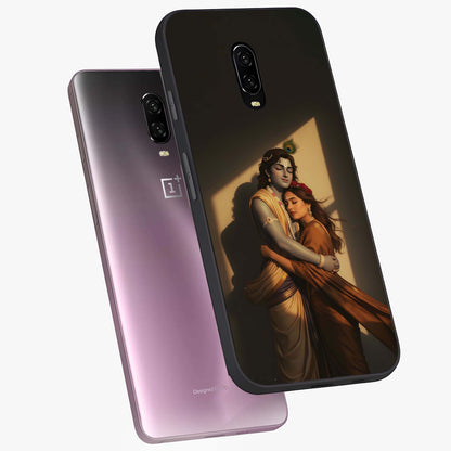 Divine Eternal Love Glass Case displayed in angled mockup highlighting elegant divine inspired design with peaceful aesthetic.