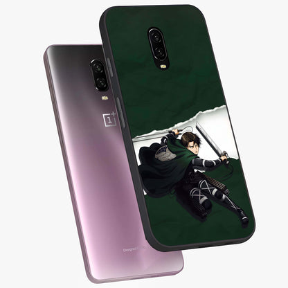 Emerald War Vanguard Glass Case displayed in angled mockup highlighting intense battle inspired design with emerald tone aesthetic.