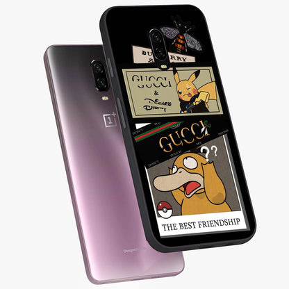 Gucci Play Mashup Glass Case displayed in angled mockup highlighting stylish fashion mashup design with bold aesthetic.