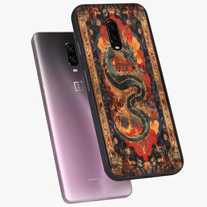 Inferno Dragon Soul Glass Case displayed in angled mockup highlighting powerful dragon illustration with inferno aesthetic.