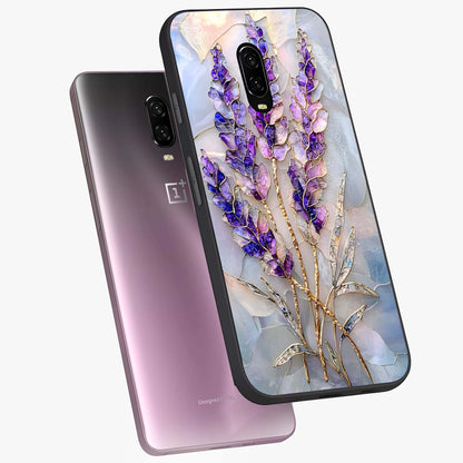 Lavender Dream Glow Glass Case displayed in angled mockup highlighting dreamy purple glow design with soft artistic style.