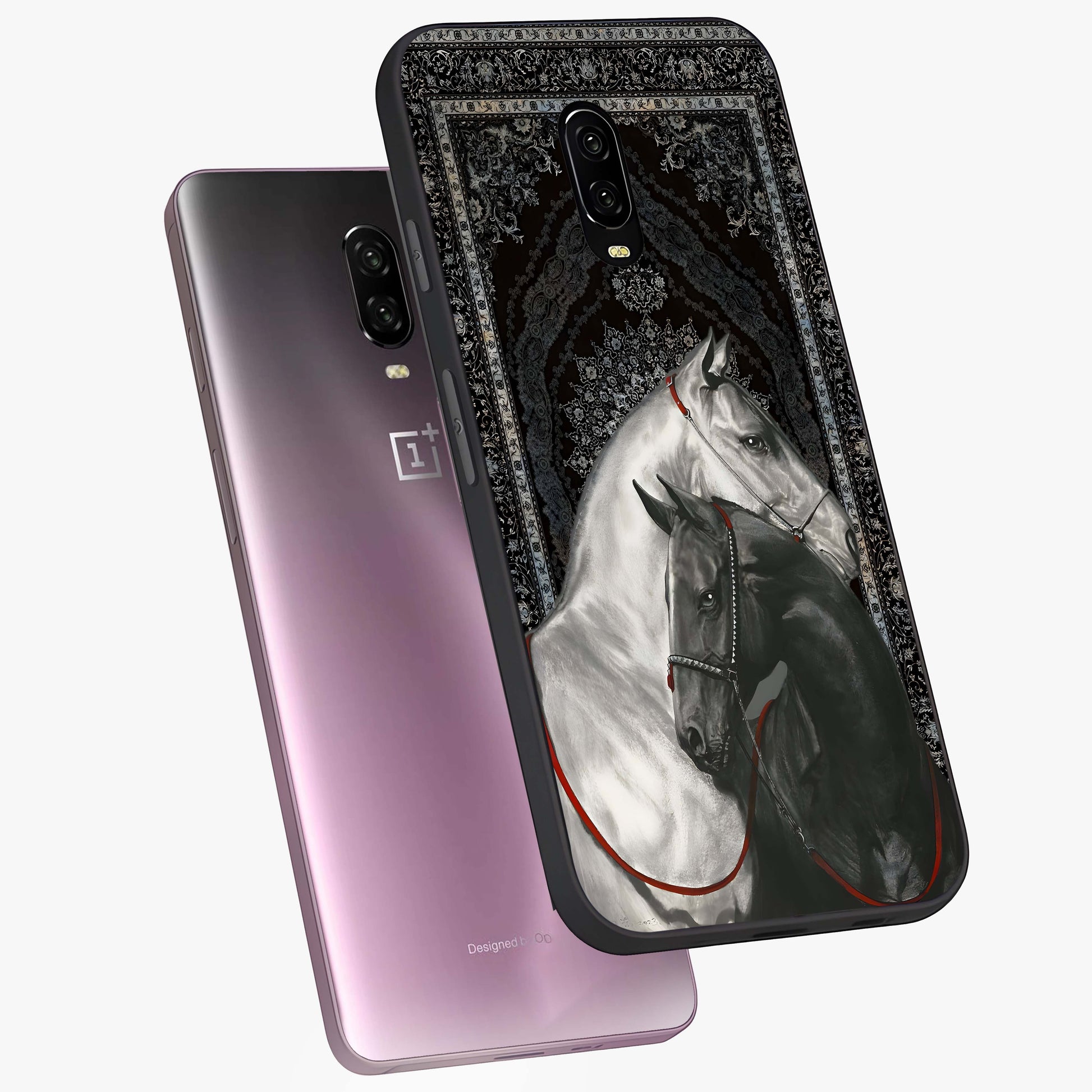 Majestic Ride Legacy Glass Case displayed in angled mockup highlighting sleek vehicle design with bold racing aesthetic.
