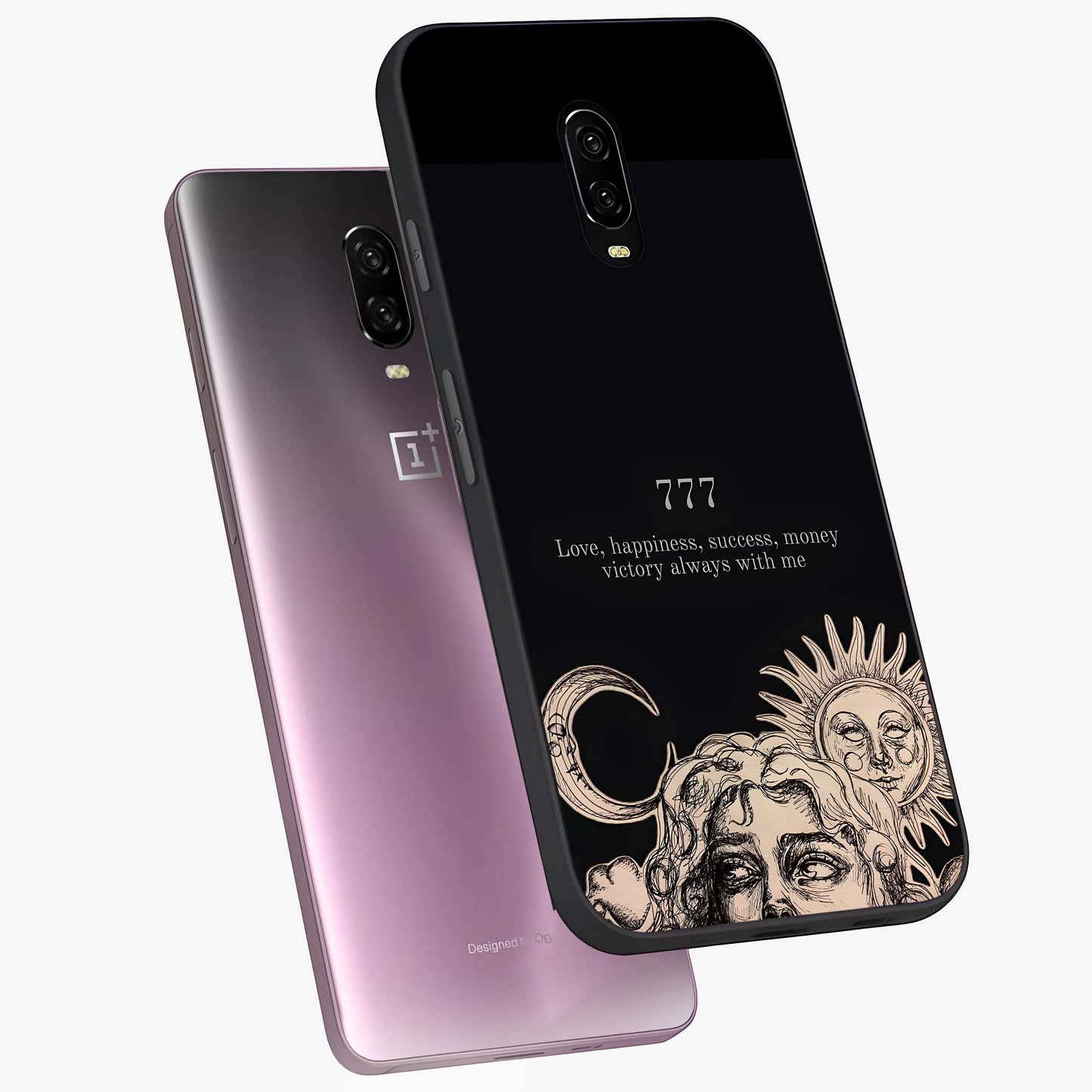 Mystic Victory Aura Glass Case displayed in angled mockup highlighting energetic aura design with bold mystical aesthetic.