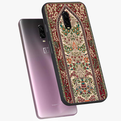 Persian Inspired Glass Case displayed in angled mockup highlighting intricate traditional design with elegant cultural aesthetic.