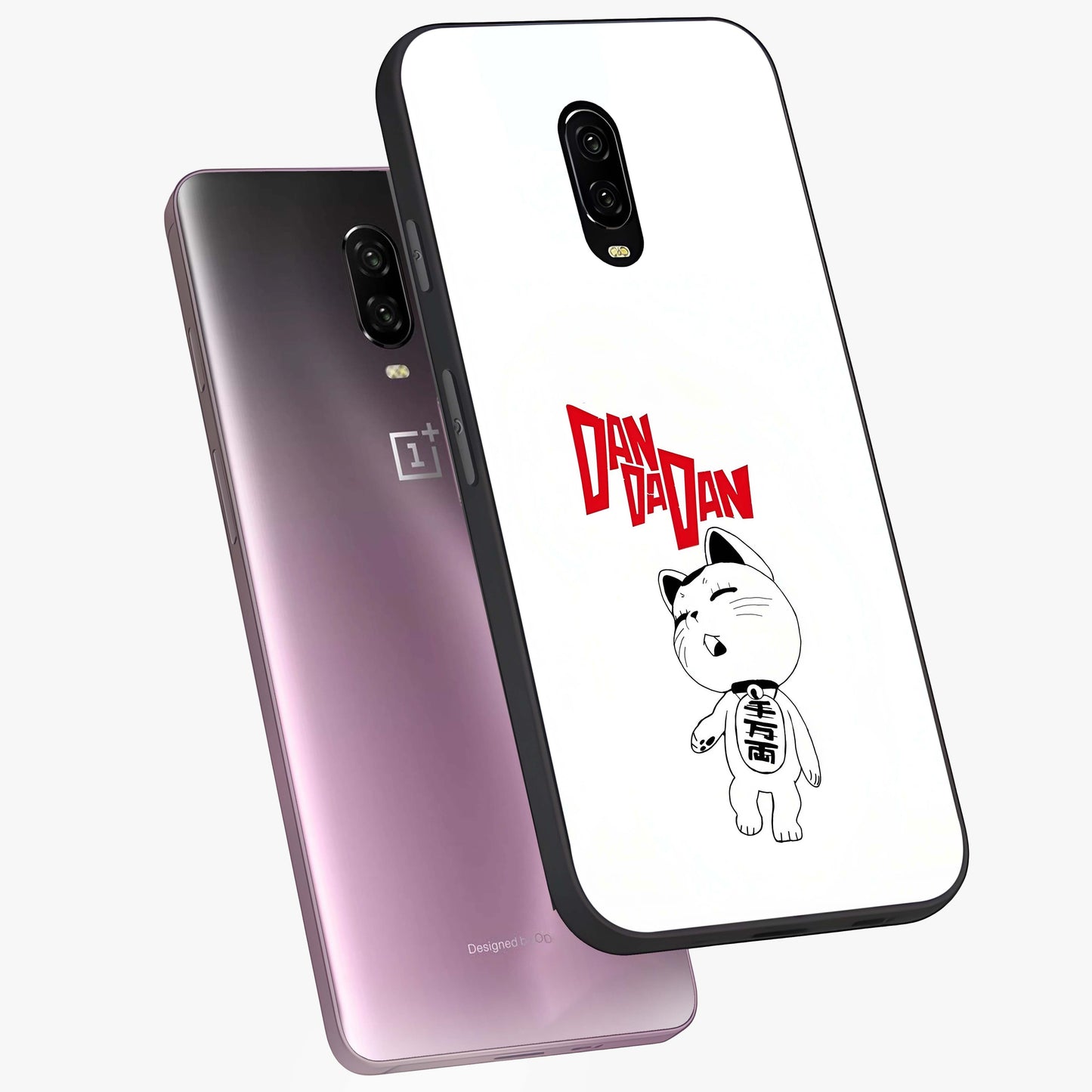 Playful Spirit Charm Glass Case displayed in angled mockup highlighting lively decorative design with playful aesthetic style.