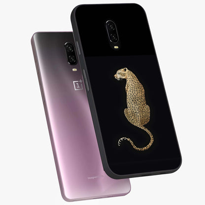 Regal Leopard Glass Case displayed in angled mockup highlighting powerful animal illustration with stylish wild aesthetic.