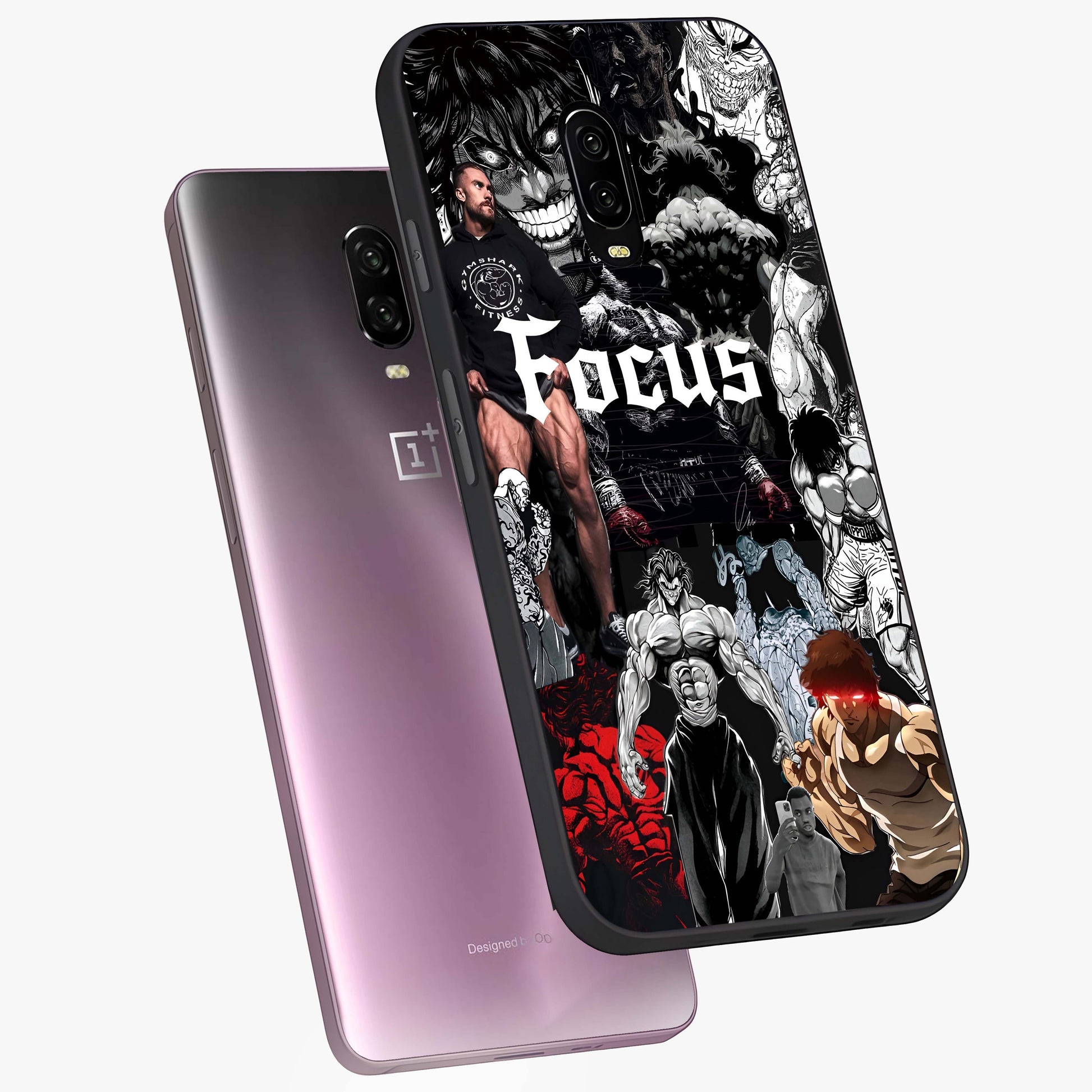 Relentless Power Focus Glass Case displayed in angled mockup highlighting bold statement design with modern aesthetic style.