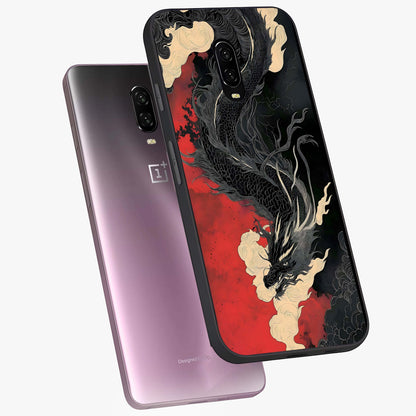 Shadow Dragon Fury Glass Case displayed in angled mockup highlighting powerful dragon illustration with dark fantasy aesthetic.