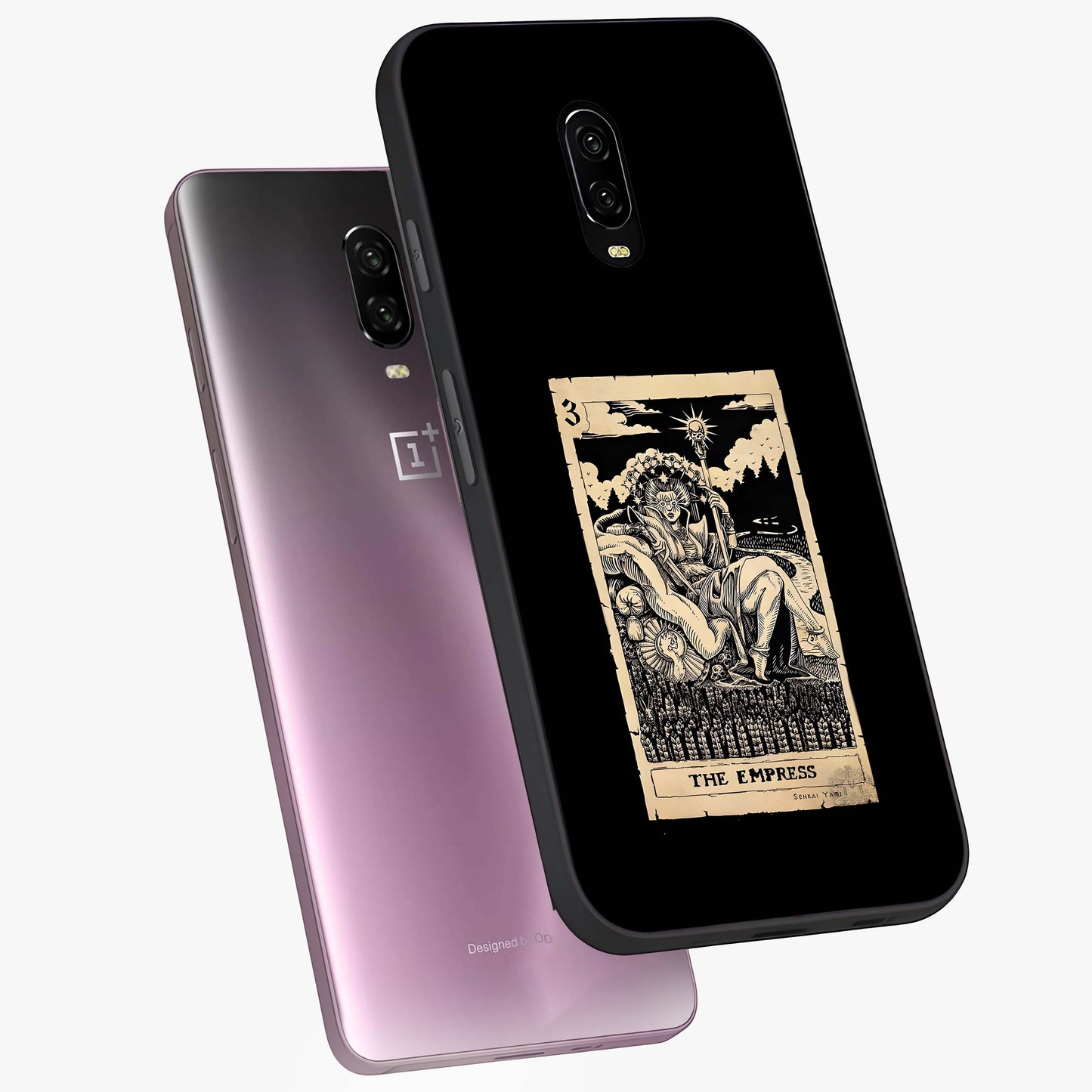 The Empress Glass Case displayed in angled mockup highlighting elegant royal design with majestic aesthetic style.