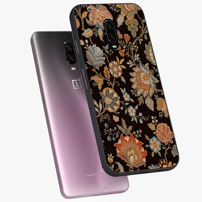 Vintage Floral Dream Glass Case displayed in angled mockup highlighting elegant vintage flower design with soft aesthetic style.