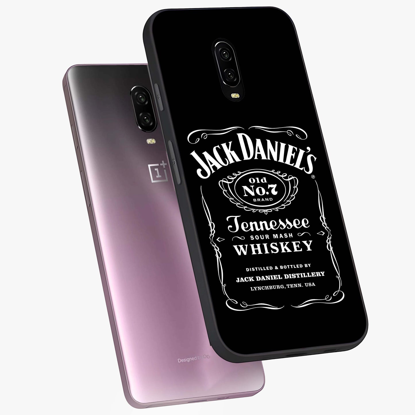 Vintage Whiskey Heritage Glass Case displayed in angled mockup highlighting retro beverage themed design with heritage aesthetic.