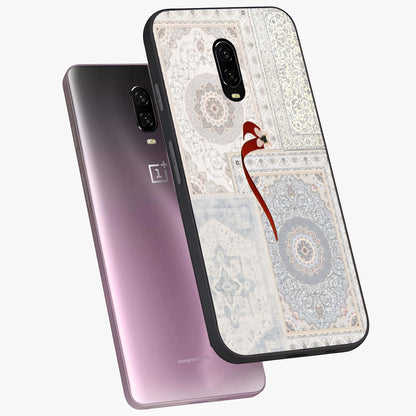 White Aesthetic Bow Glass Case displayed in angled mockup highlighting clean bow design with soft aesthetic style.