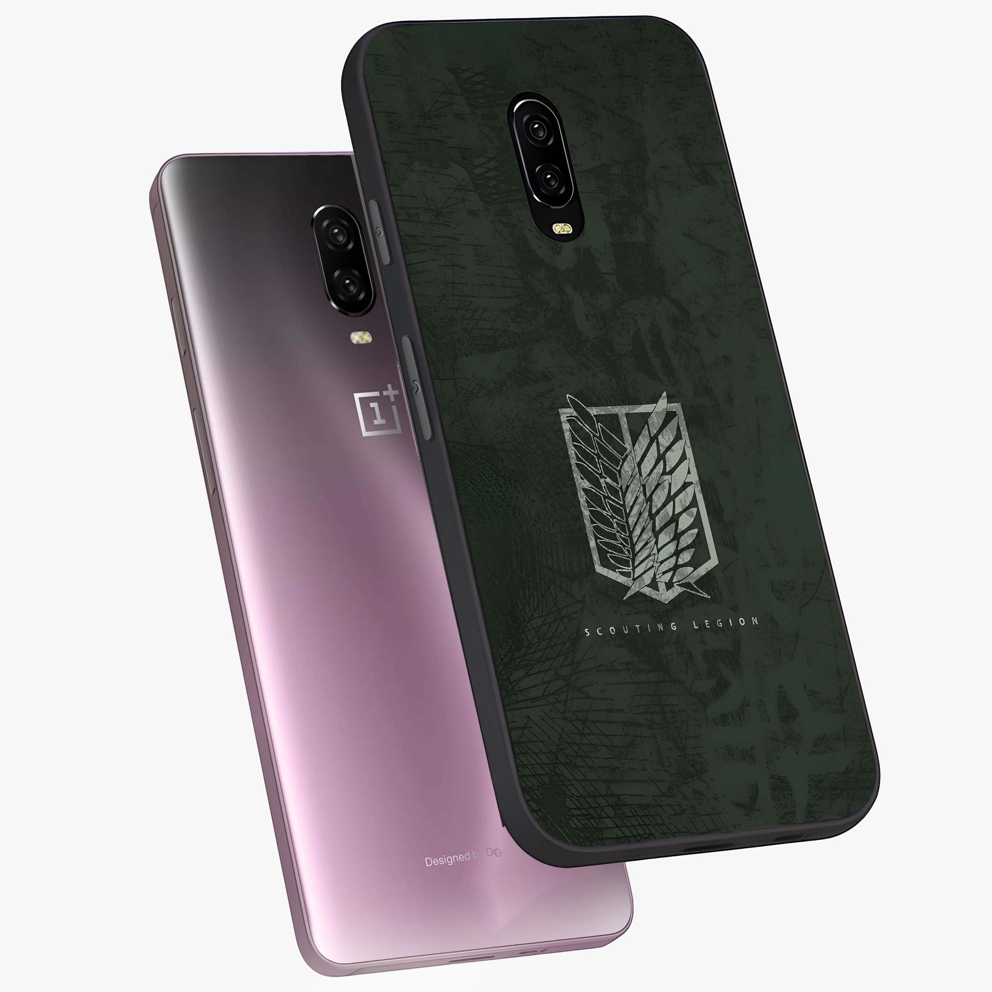 Wings Of Freedom Glass Case displayed in angled mockup highlighting graceful wing design with inspirational aesthetic.