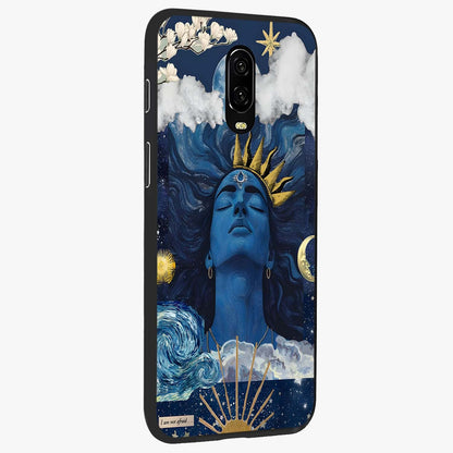 Aesthetic Lord Shiva Glass Case upright view showcasing powerful Lord Shiva artwork with devotional theme.