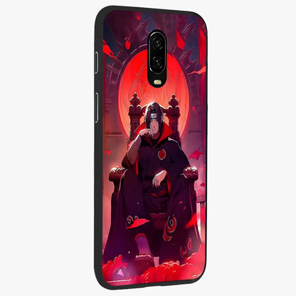 Blood Moon Sovereign Glass Case upright view showcasing powerful moon inspired artwork with cosmic aesthetic style.