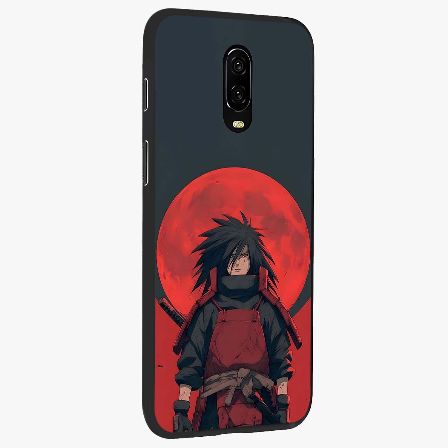 Crimson Moon Warlord Glass Case upright view showcasing powerful warlord artwork with dark celestial theme.