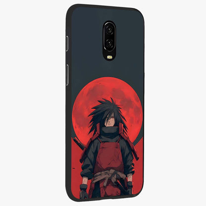 Crimson Moon Warlord Glass Case upright view showcasing powerful warlord artwork with dark celestial theme.