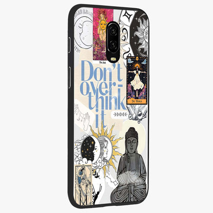 Ethereal Thoughts Glass Case upright view showcasing delicate artistic composition with peaceful dreamy theme.